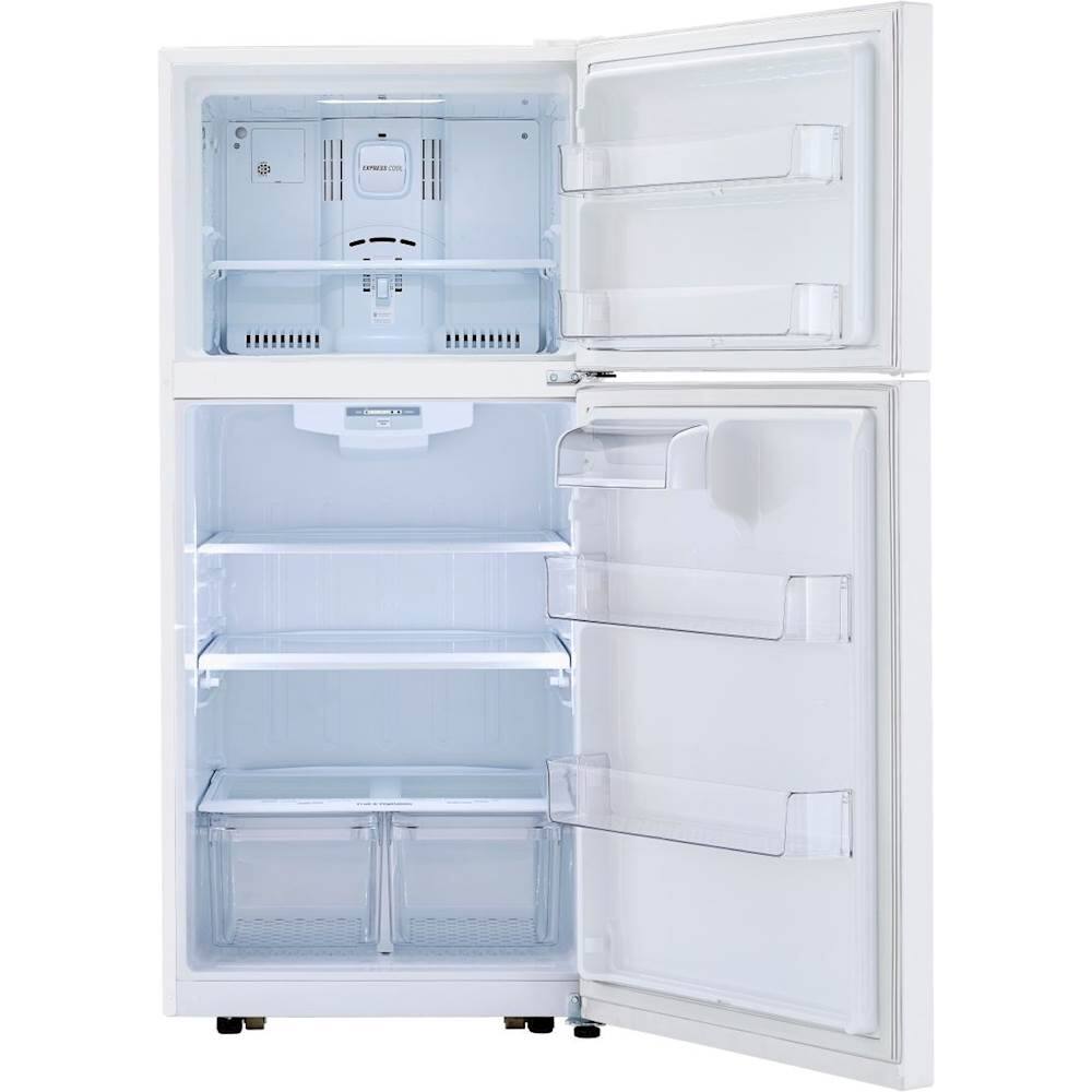 LG 20.2 Cu. Ft. TopFreezer Refrigerator White LTCS20120W Best Buy