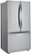 Angle Zoom. LG - 22.8 Cu. Ft. French Door Counter-Depth Refrigerator - Stainless steel.