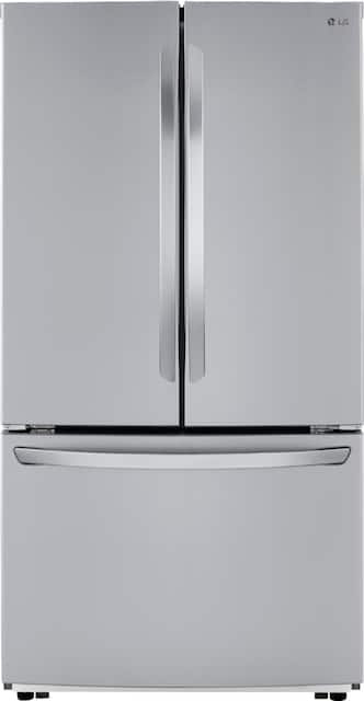 Lg 22 8 Cu Ft French Door Counter Depth Refrigerator Stainless Steel Lfcc22426s Best Buy
