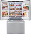 Alt View Zoom 1. LG - 22.8 Cu. Ft. French Door Counter-Depth Refrigerator - Stainless steel.