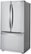 Left Zoom. LG - 22.8 Cu. Ft. French Door Counter-Depth Refrigerator - Stainless steel.
