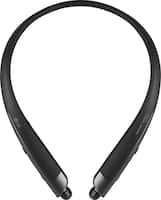 LG - TONE PLATINUM+ Bluetooth Headset - Black - Front_Zoom