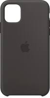Apple - iPhone 11 Silicone Case - Black - Front_Zoom