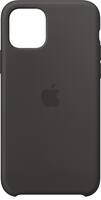 Apple - iPhone 11 Pro Silicone Case - Black - Front_Zoom
