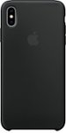 Front Zoom. Apple - iPhone® XS Max Silicone Case - Black.