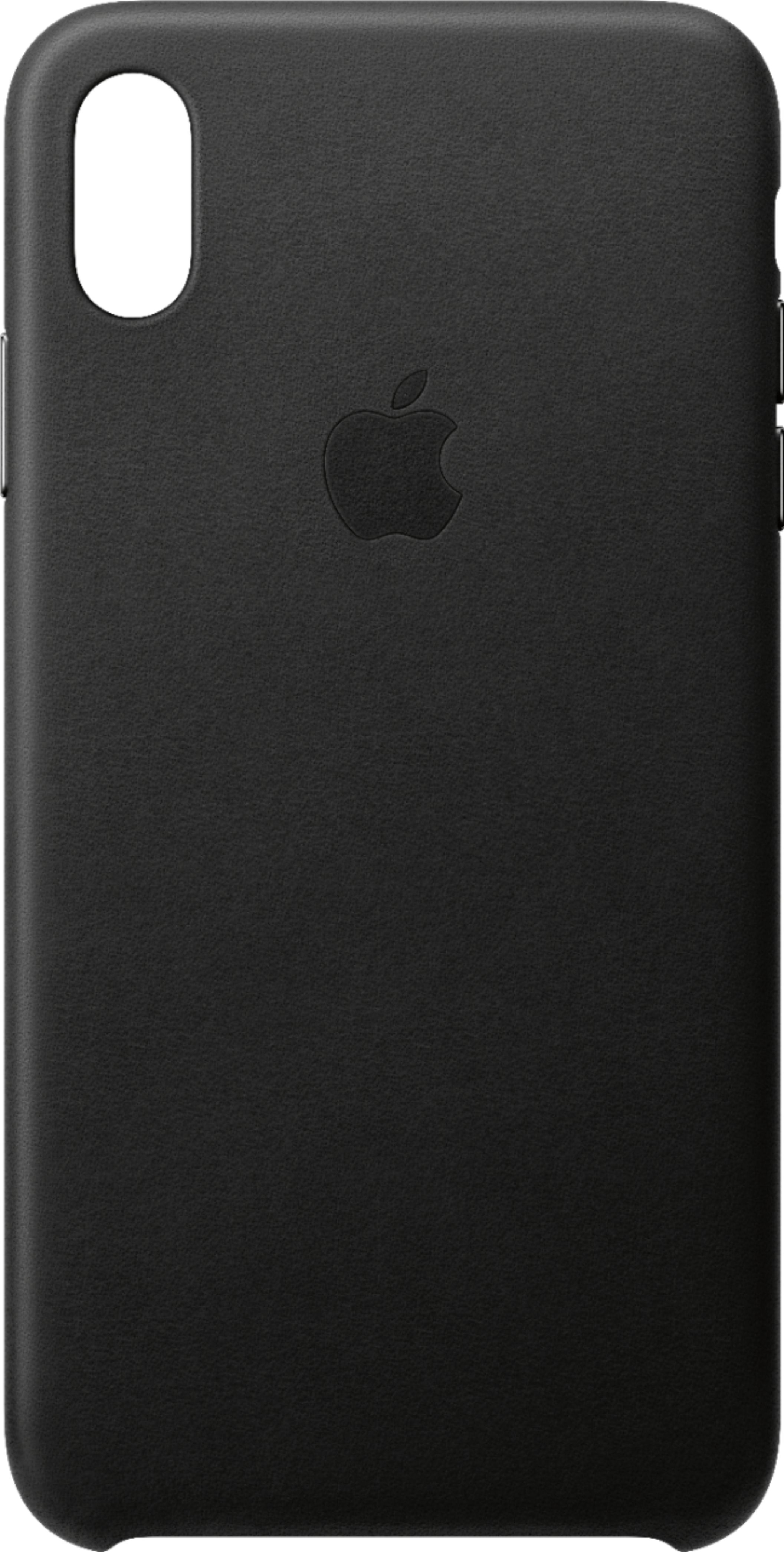 Apple - iPhone&reg; XS Max Leather Case - Black