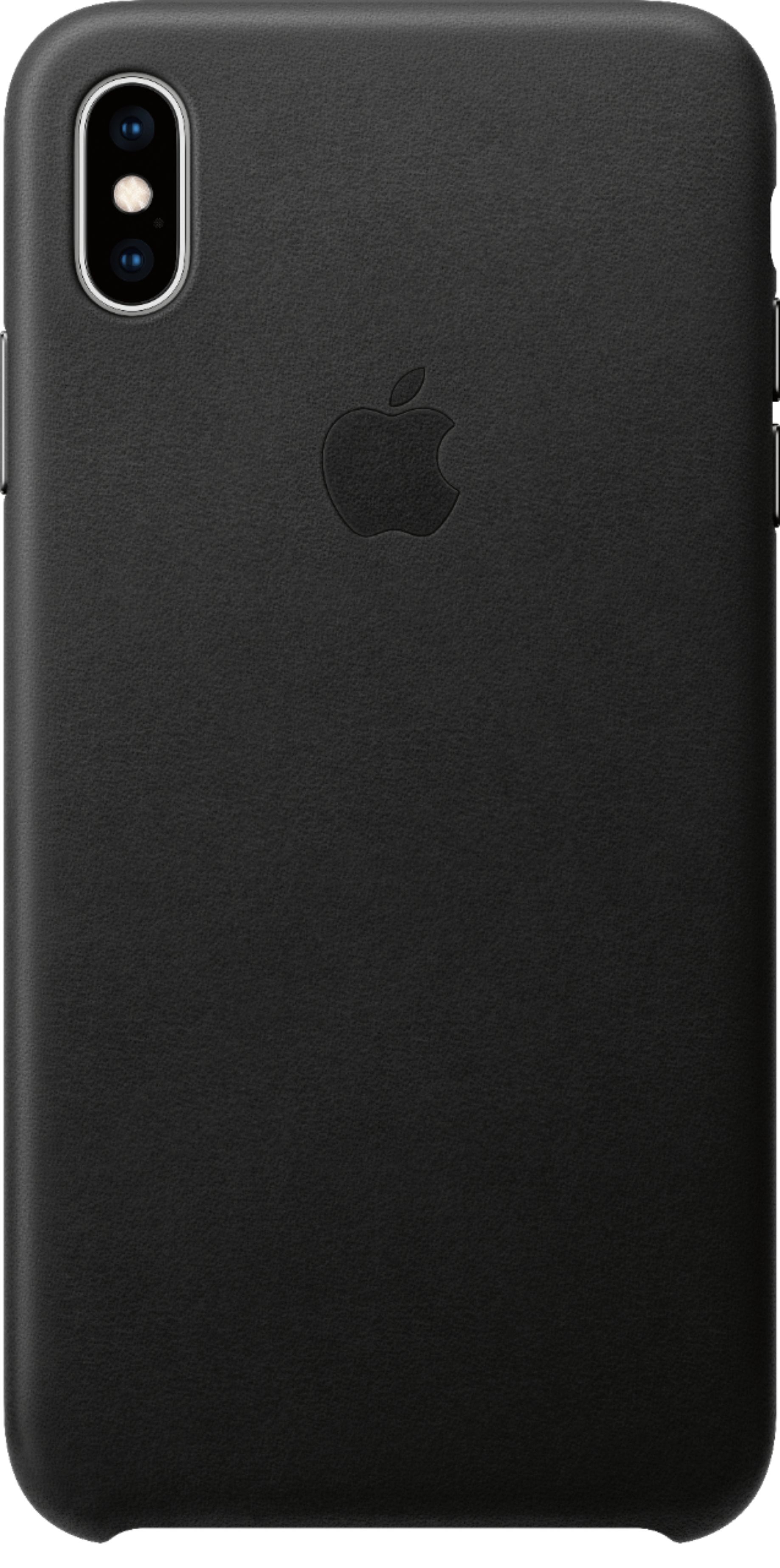 Apple iPhone® XS Max Leather Case Black MRWT2ZM/A - Best Buy