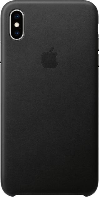 Apple Iphone Xs Max Leather Case Black Mrwt2zm A Best Buy