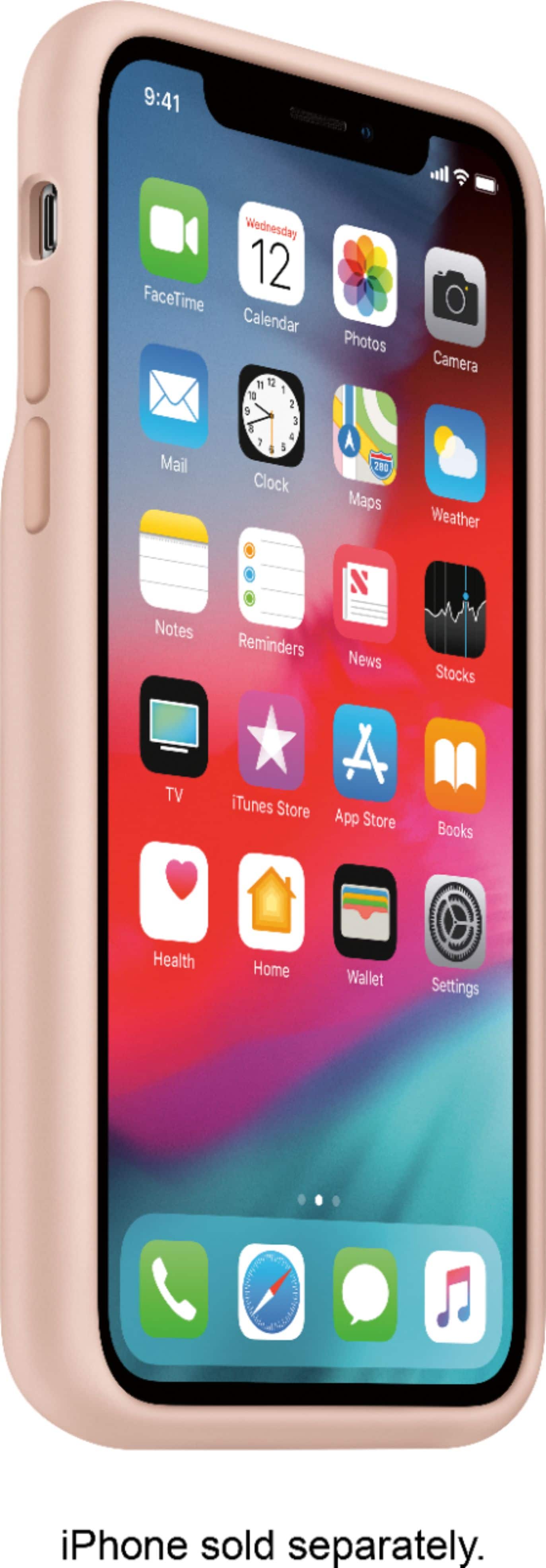 Alt View 11. Apple - iPhone XS Smart Battery Case - Pink Sand.