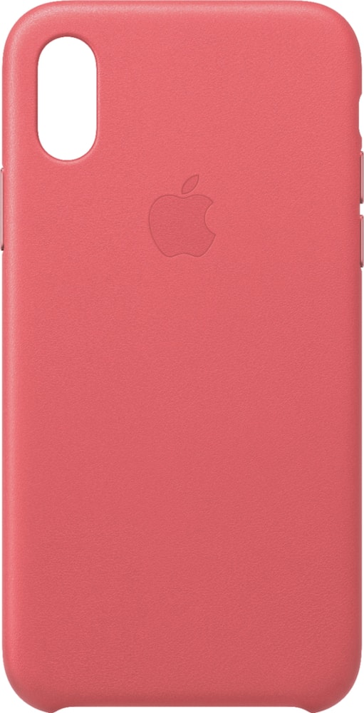 apple - iphone xs leather case - peony pink apple - iphone xs leather case - peony pink