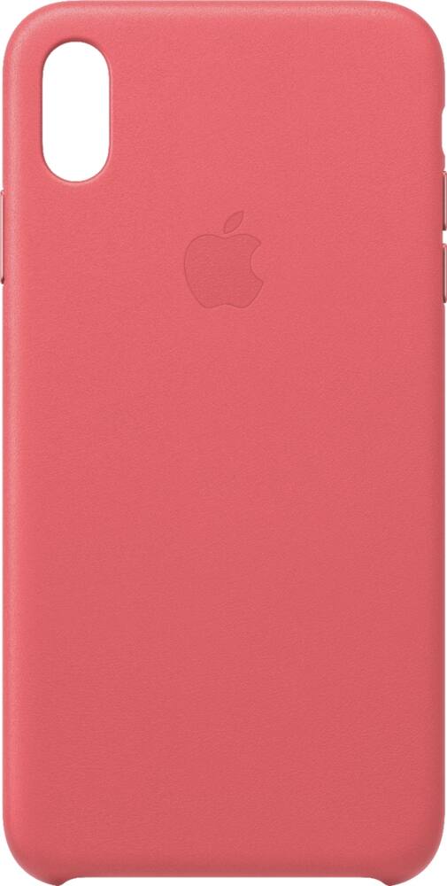 apple - iphone xs max leather case - peony pink apple - iphone xs max leather case - peony pink