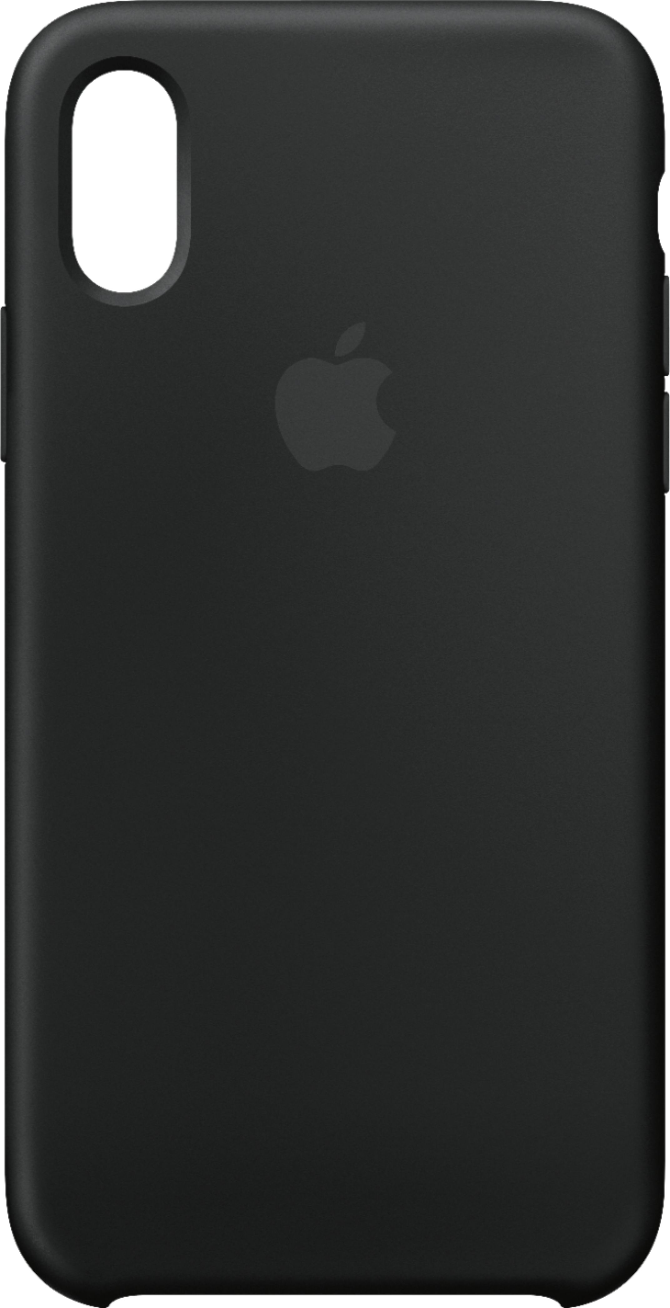Best Buy Apple Iphone Xs Silicone Case Black Mrw72zm A