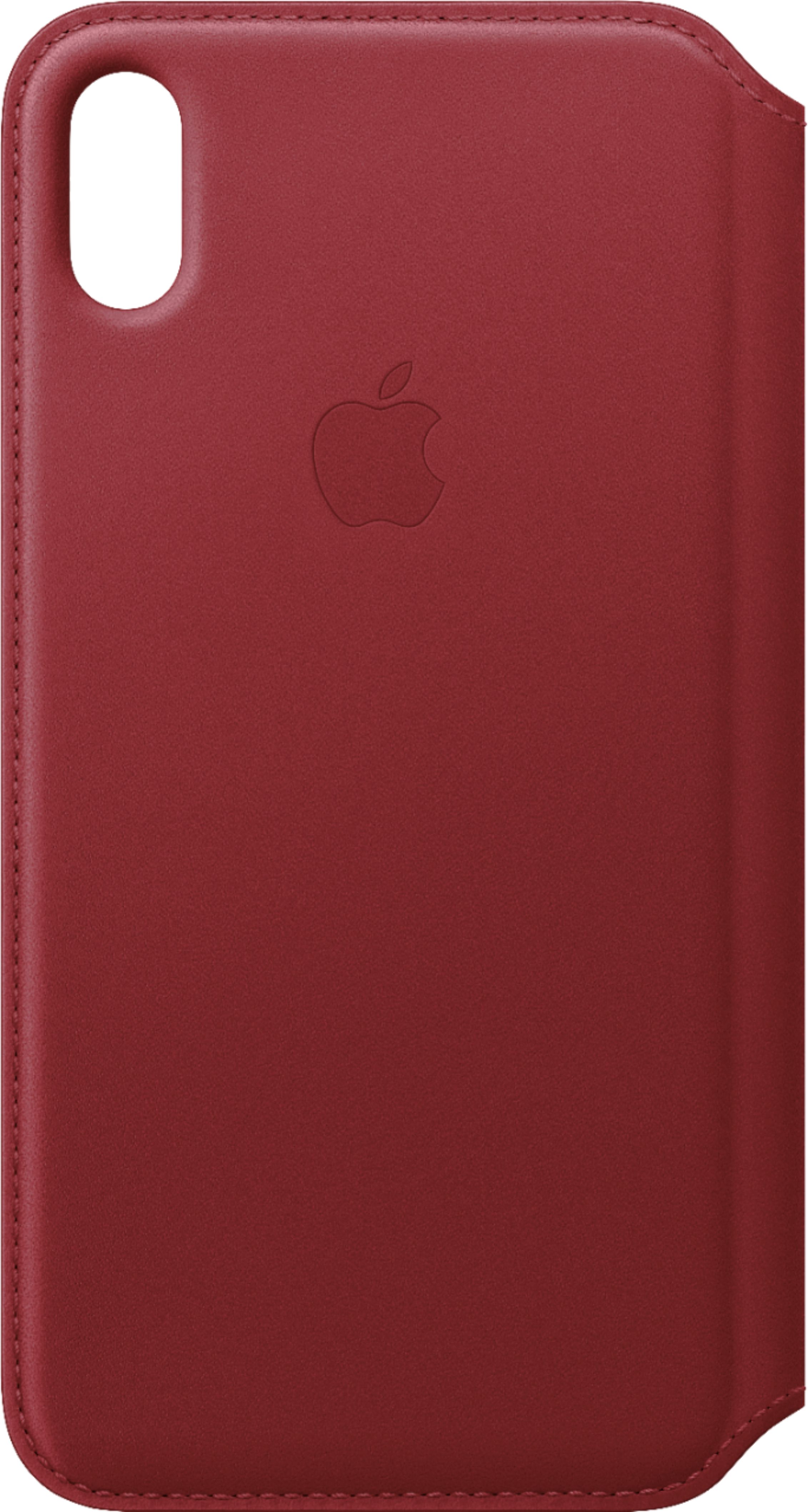 Stramme Hvert år elegant Best Buy: Apple iPhone® XS Max Leather Folio (PRODUCT)RED MRX32ZM/A