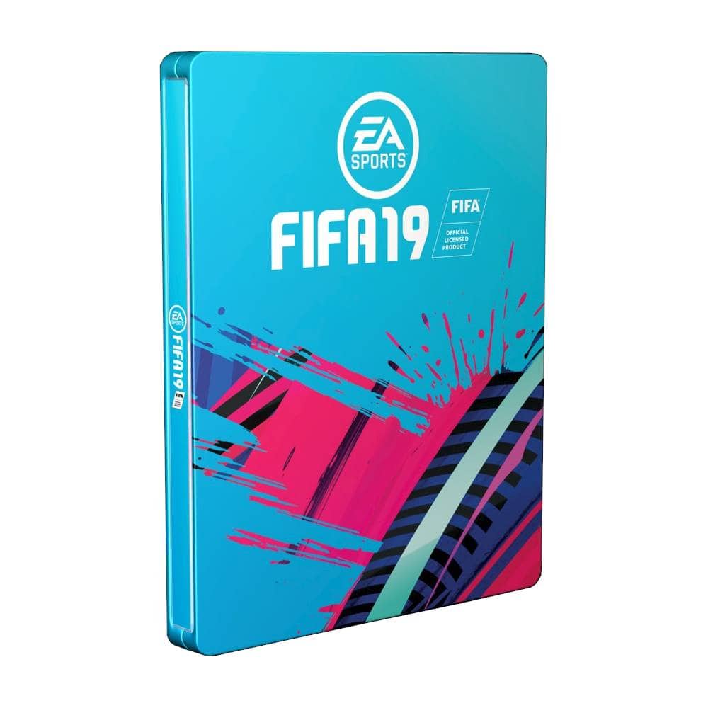 Angle. Scanavo - SteelBook® FIFA 19 Blu-Ray Case.