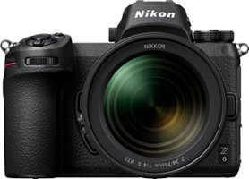 Nikon - Z6 Mirrorless 4K Video Camera with NIKKOR Z 24-70mm Lens - Black - Front_Zoom