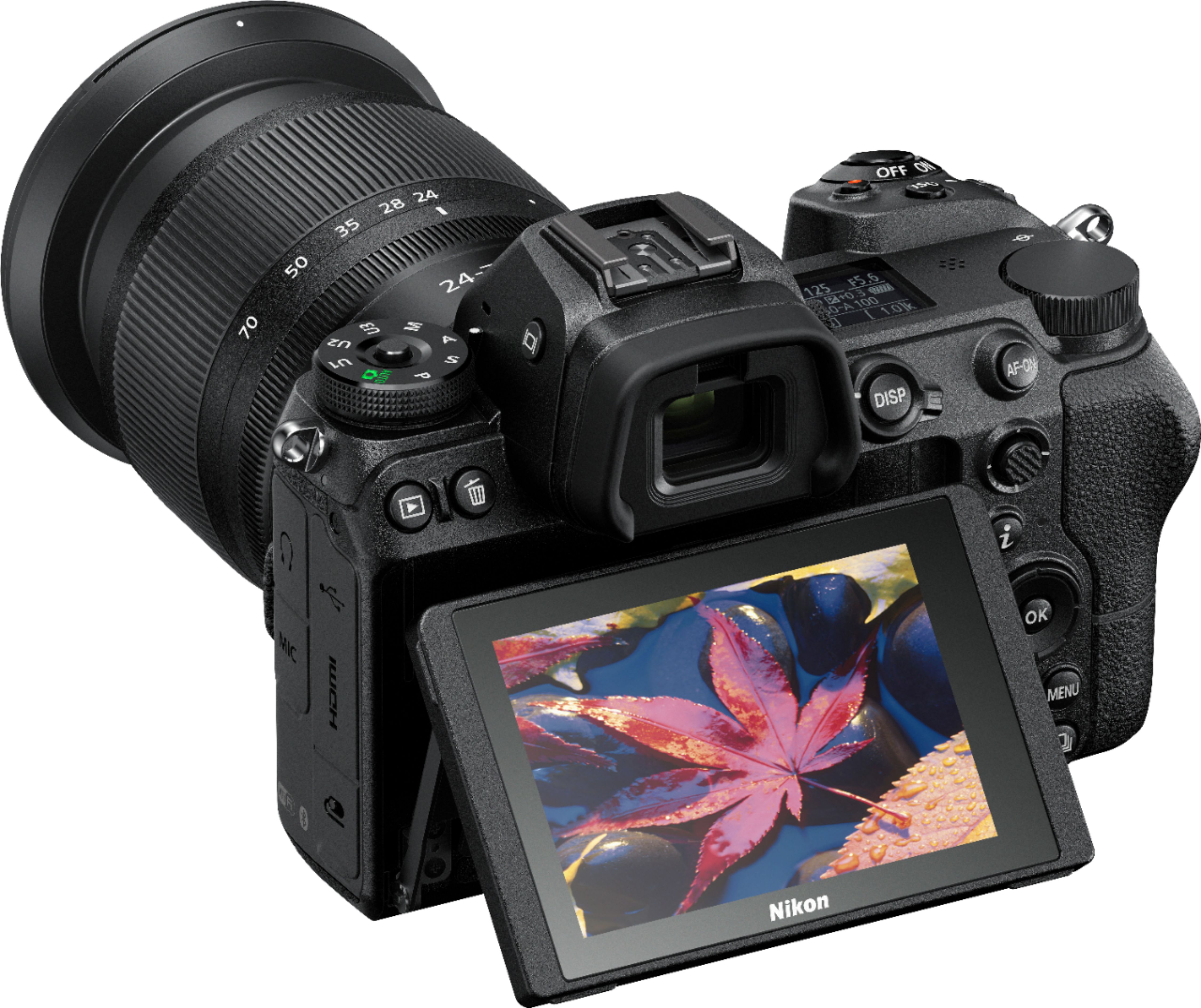 Distill Siege Street address Nikon Z6 Mirrorless 4K Video Camera with NIKKOR Z 24-70mm Lens Black 1598 -  Best Buy