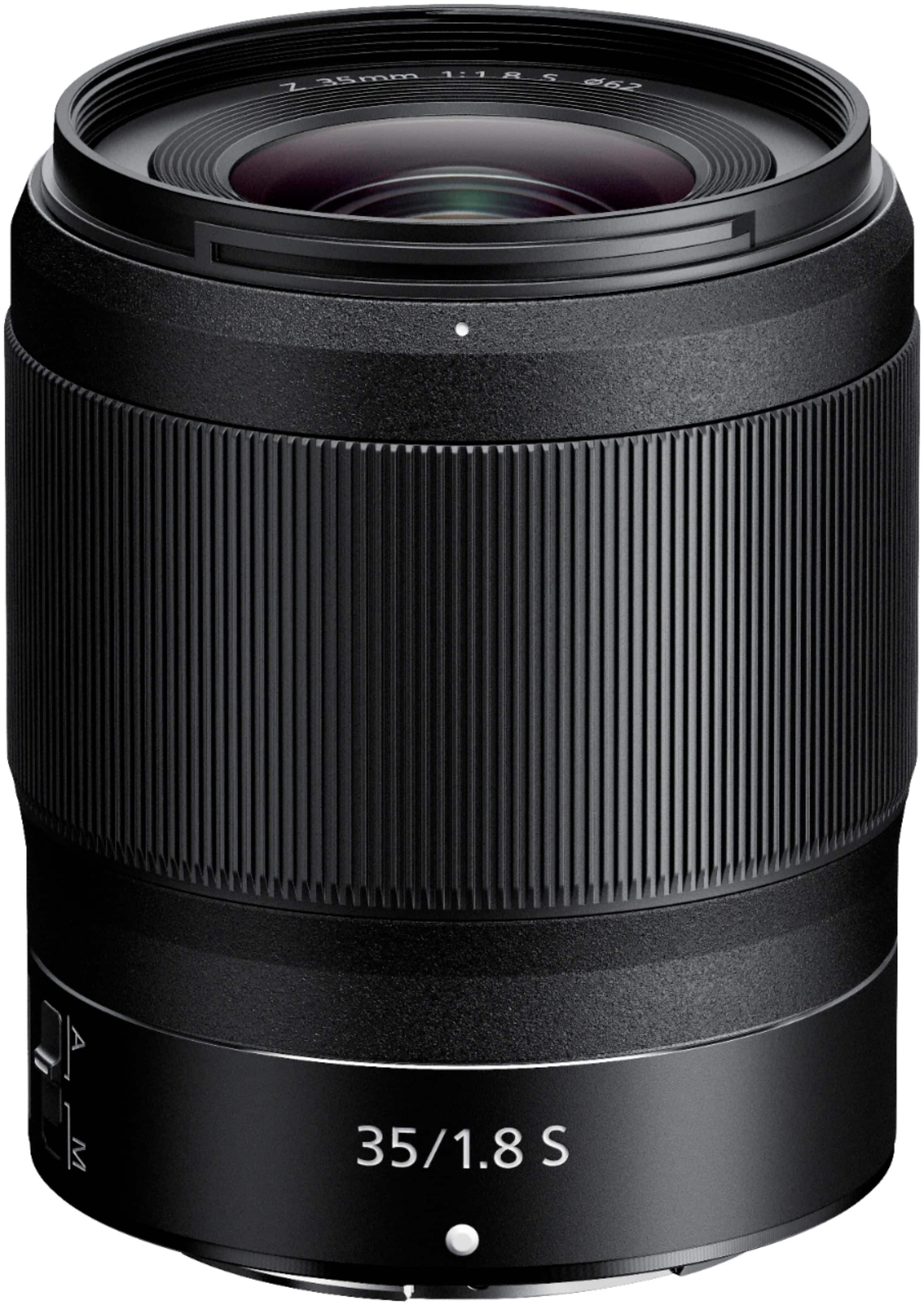 Front. Nikon - NIKKOR Z 35mm f/1.8 S Standard Prime Lens for Nikon Z Cameras - Black.