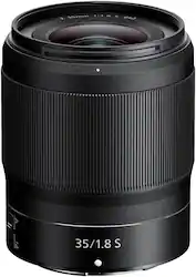 NIKKOR Z 35mm f/1.8 S Standard Prime Lens for Nikon Z Cameras - Black - Front_Zoom