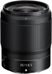 NIKKOR Z 35mm f/1.8 S Standard Prime Lens for Nikon Z Cameras - Black - Front_Zoom