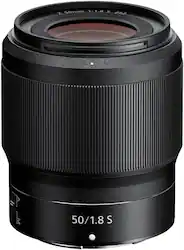 NIKKOR Z 50mm f/1.8 S Standard Prime Lens for Nikon Z Cameras - Black - Front_Zoom