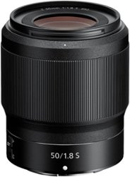 NIKKOR Z 50mm f/1.8 S Standard Prime Lens for Nikon Z Cameras - Black - Front_Zoom