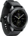 Angle Zoom. Samsung - Geek Squad Certified Refurbished Galaxy Watch Smartwatch 42mm Stainless Steel - Midnight Black.
