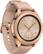 Angle. Samsung - Geek Squad Certified Refurbished Galaxy Watch Smartwatch 42mm Stainless Steel - Rose Gold.