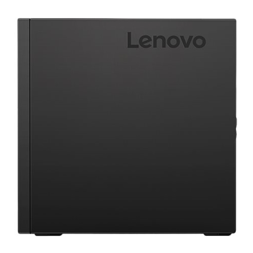 Angle View: Lenovo - ThinkCentre M720q Desktop - Intel Core i3 - 8GB Memory - 128GB Solid State Drive - Black