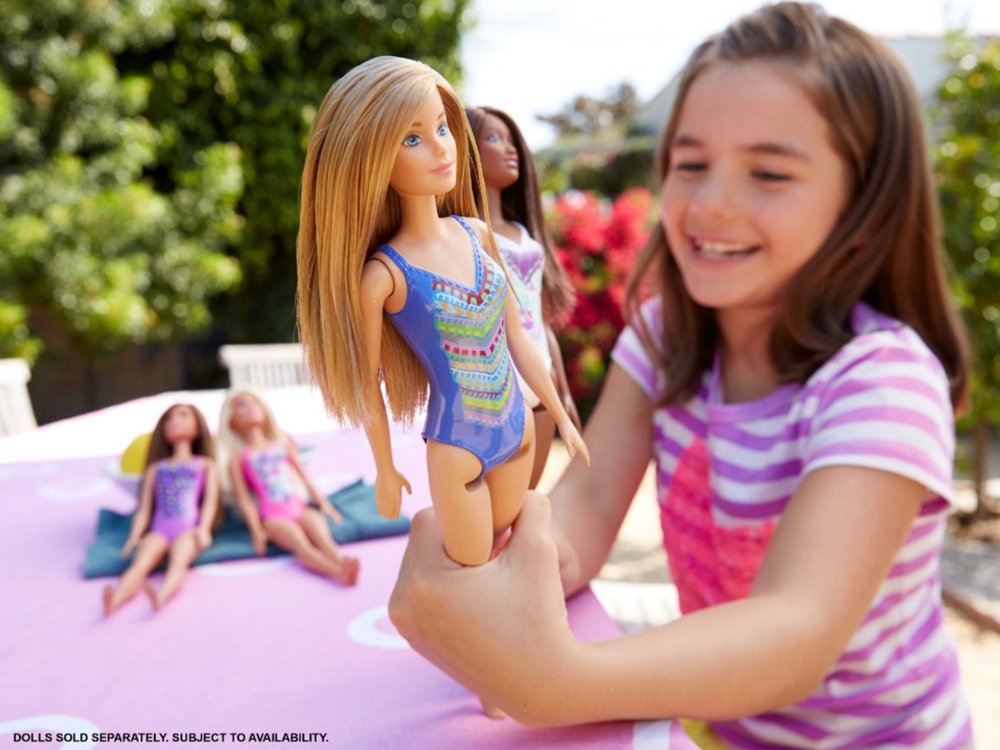 Barbie Beach Doll – Pink or Bl...