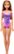 Front Zoom. Barbie - Beach Doll - Purple.