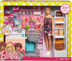 Barbie Supermarket - White/Pink - Front_Zoom