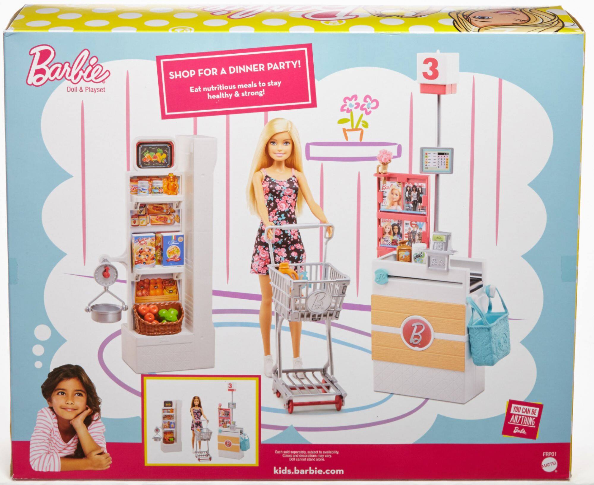 Alt View 11. Barbie - Supermarket - White/Pink.