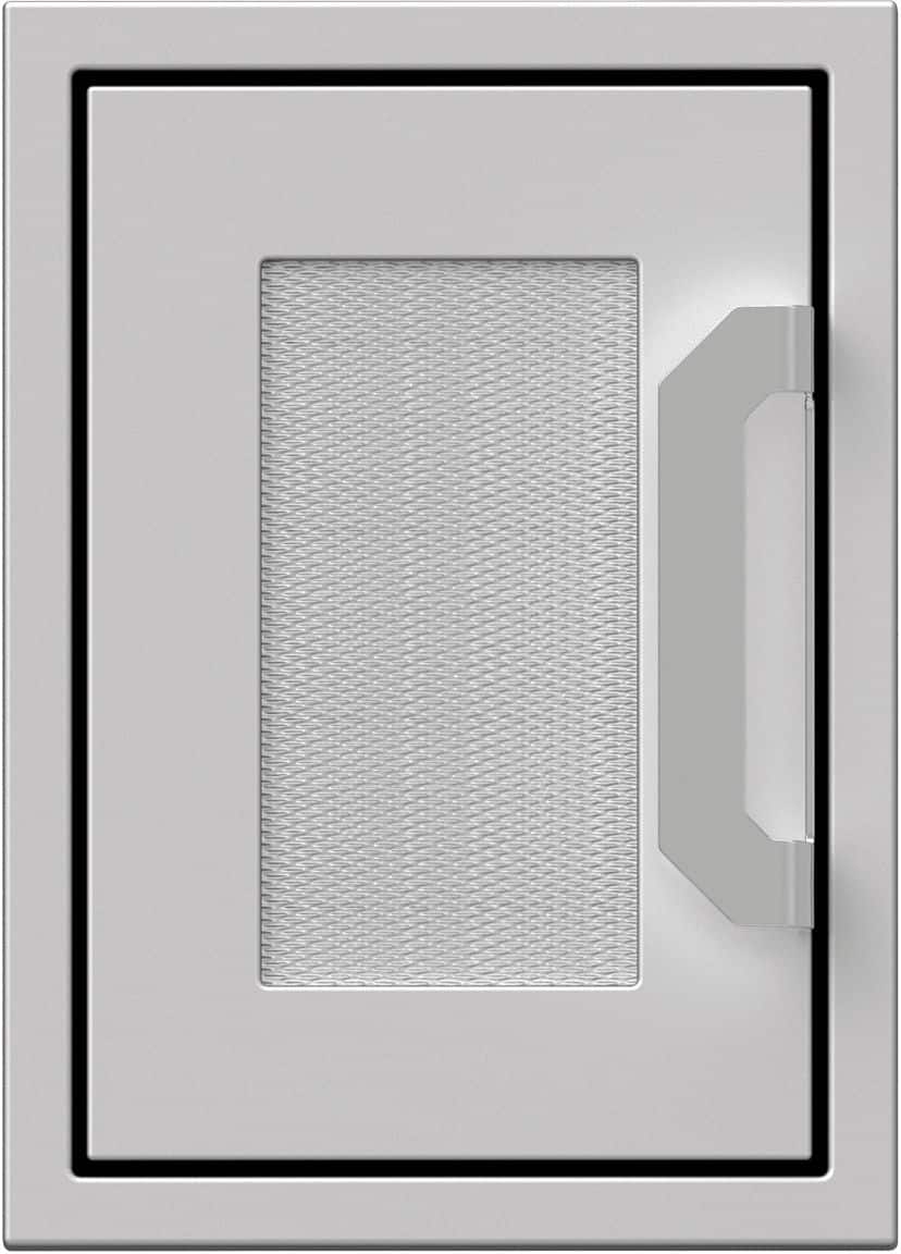 Angle. Hestan - AGPTD Series Outdoor Paper Towel Dispenser - Stainless Steel.