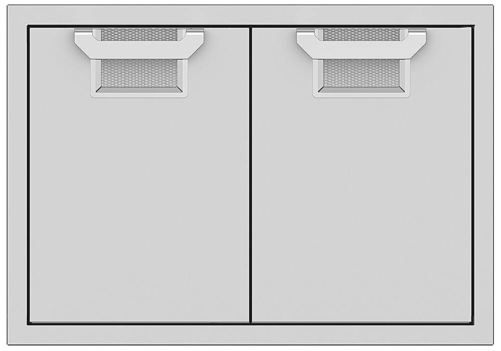 Front. Aspire by Hestan - Aspire AEAD Series 30" Outdoor Double Access Doors - Silver.