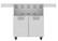 Alt View 11. Aspire by Hestan - ECD Series 30" Tower Cart with Double Doors - Stainless Steel.