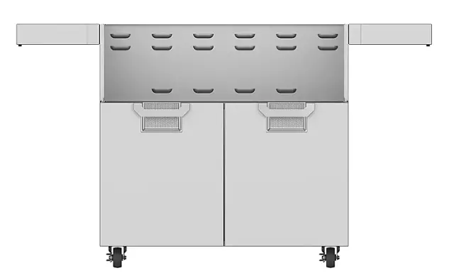 Alt View 11. Aspire by Hestan - ECD Series 36" Tower Cart with Double Doors - Stainless Steel.