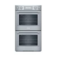 Thermador - PROFESSIONAL SERIES 29.8" Built-In Double Electric Convection Wall Oven - Stainless steel - Front_Zoom