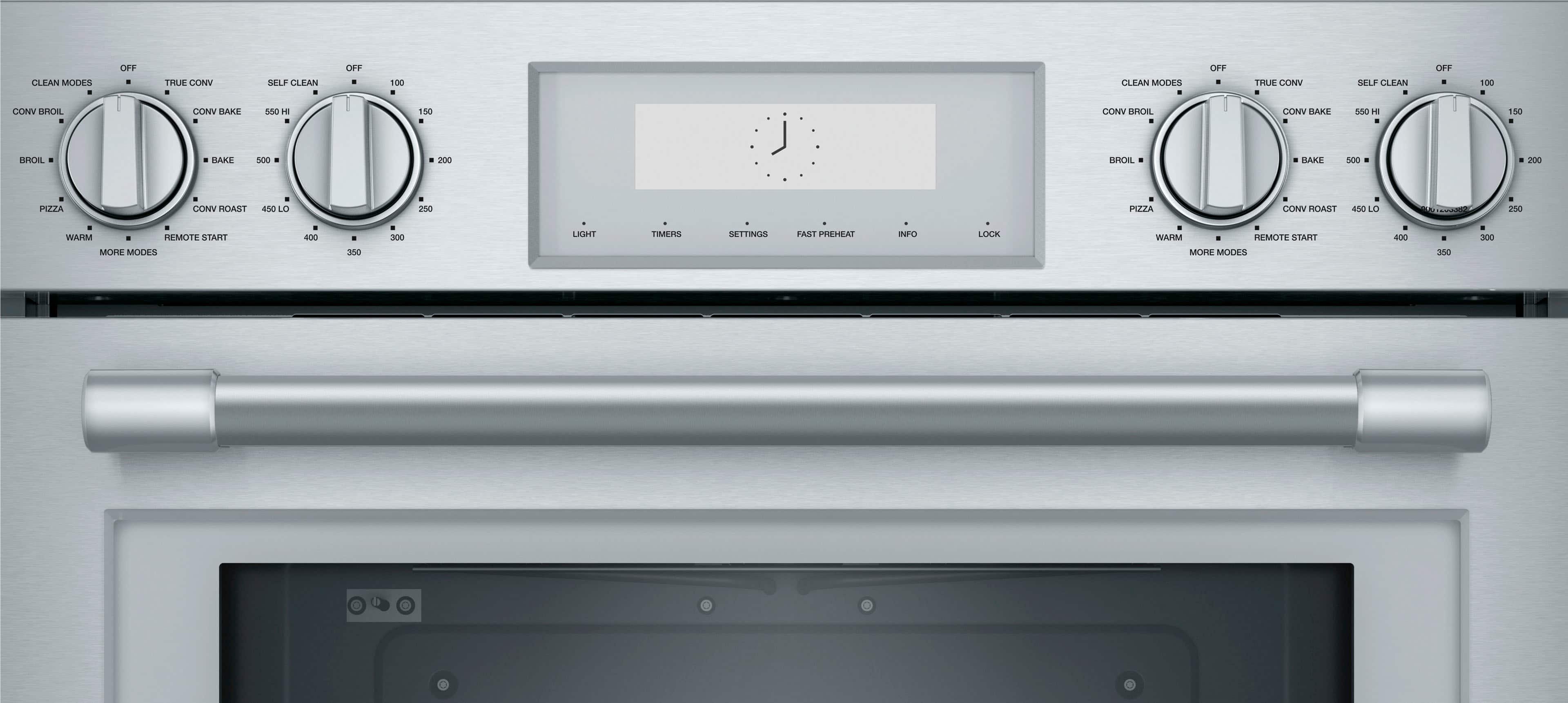 Alt View 11. Thermador - Professional Series 30" Built-In Double Electric Convection Wall Oven with Wifi - Stainless Steel.
