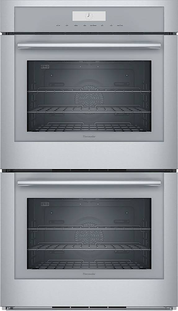 Thermador - Masterpiece Series 30" Built-In Double Electric Convection Wall Oven with HomeConnect - Stainless steel