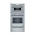 Thermador - Masterpiece Series 30" Built-In Double Electric Smart Combination Microwave and Wall Oven with True Convection - Stainless Steel