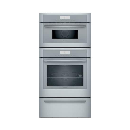 Thermador Masterpiece Series 29 7 Double Electric Convection Wall Oven With Built In Microwave Stainless Steel Medmcw31ws Best Buy