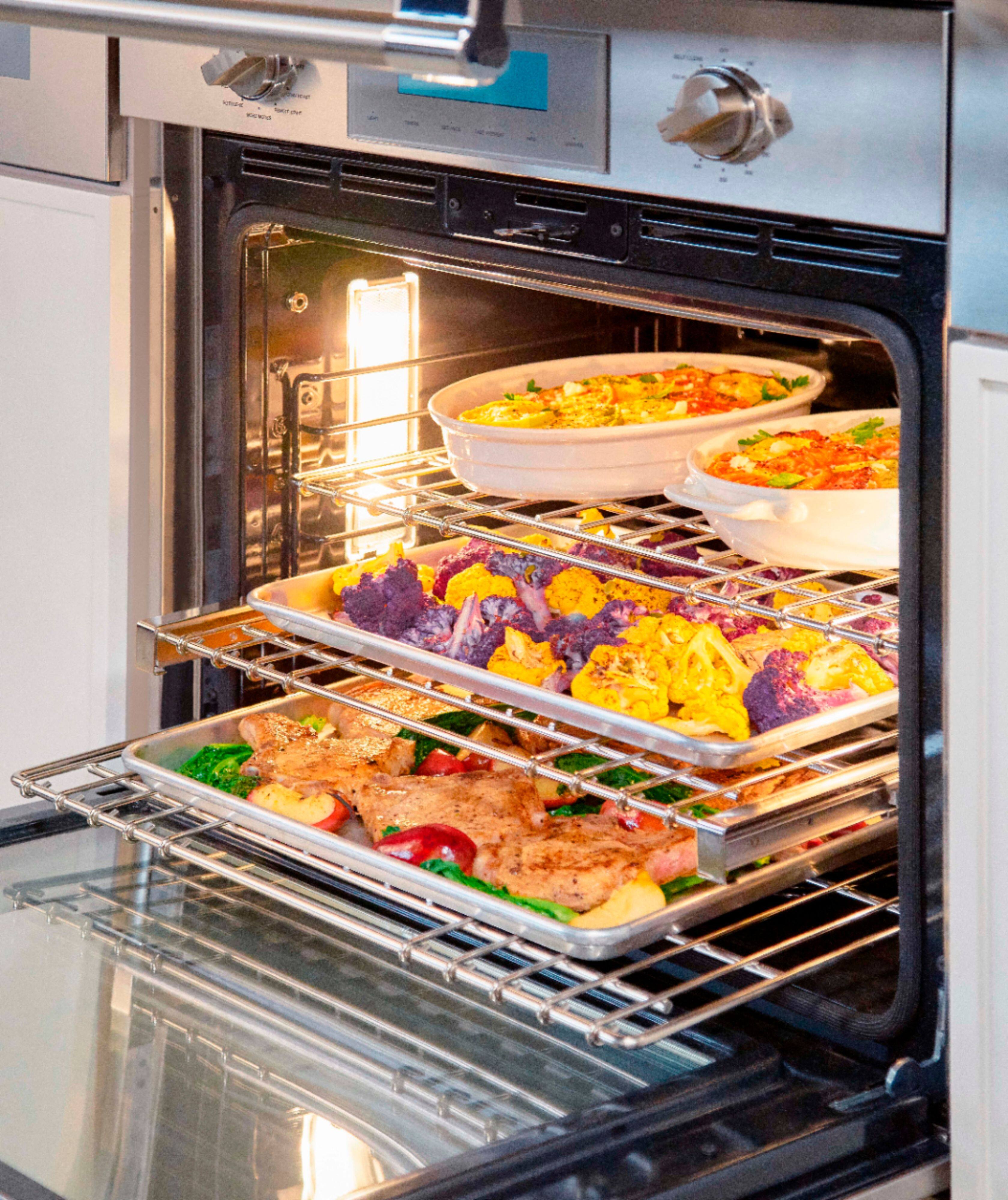 Alt View 14. Thermador - Professional Series 30" Built-In Single Electric Convection Wall Oven with Wifi - Stainless Steel.
