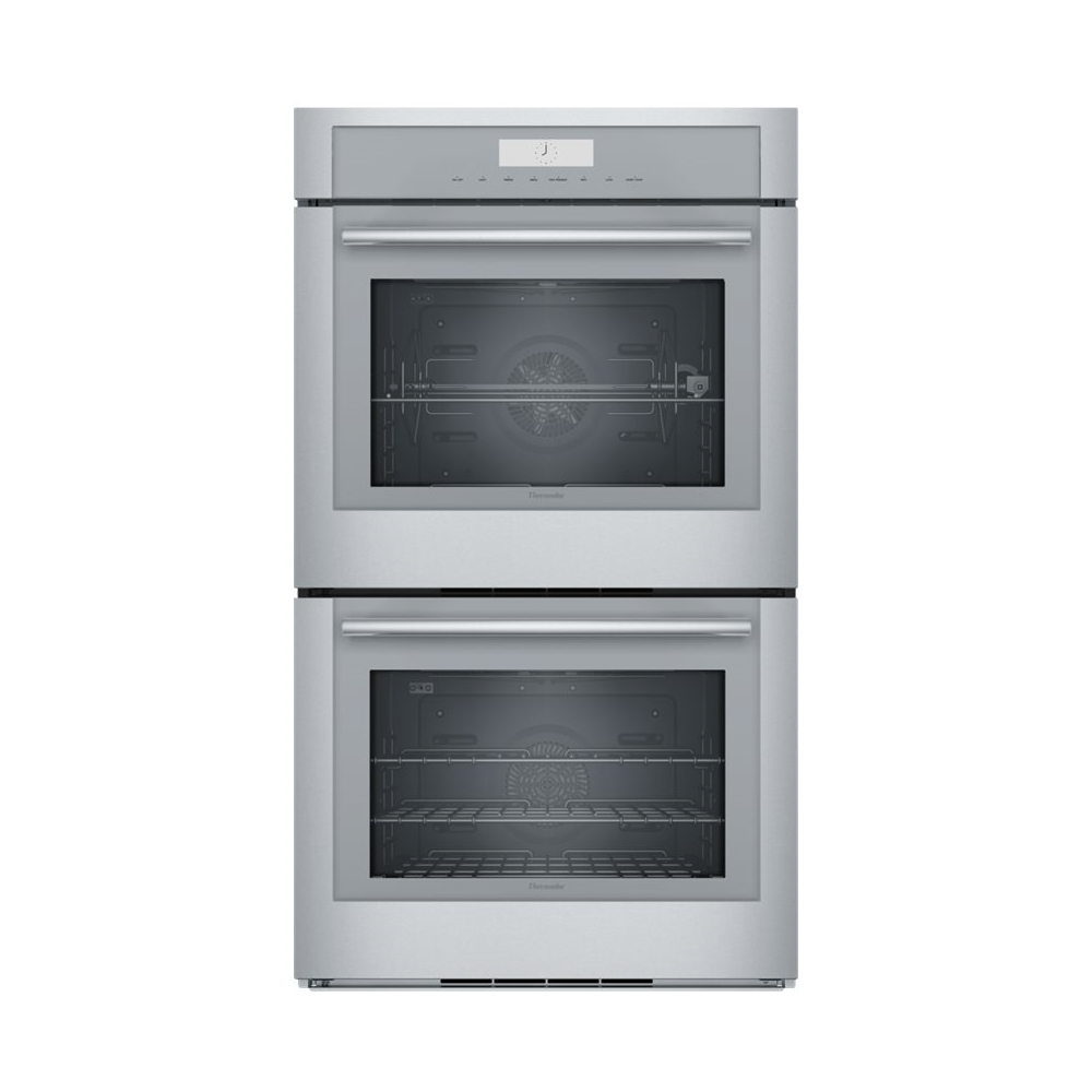 Thermador - Masterpiece Series 30" Built-In Double Electric Convection Wall Oven with HomeConnect - Stainless steel