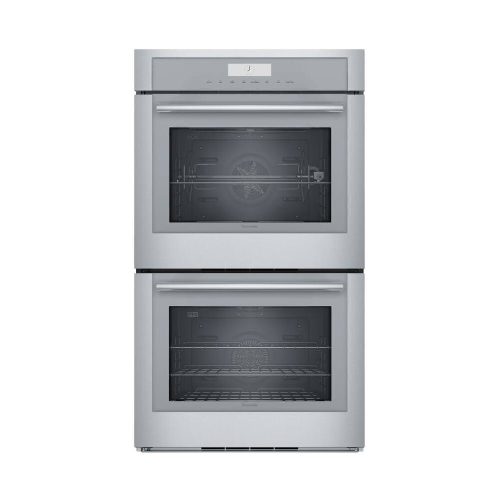 Thermador - Masterpiece Series 30" Built-In Double Electric Convection Wall Oven with Wifi - Stainless Steel