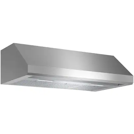 Front. Thermador - MASTERPIECE SERIES 36" Convertible Range Hood - Stainless steel.