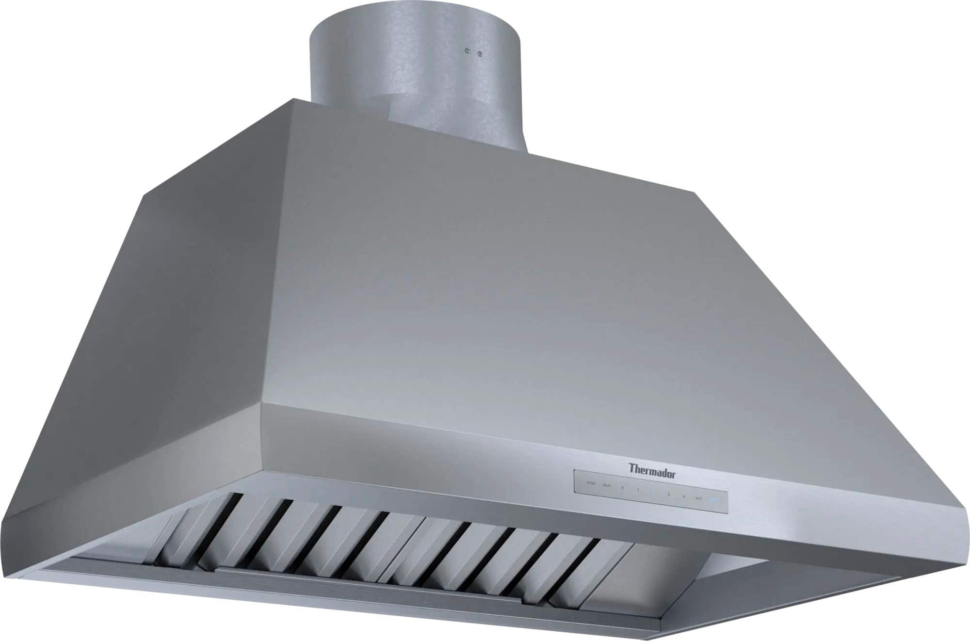 Front. Thermador - PROFESSIONAL SERIES 36" Externally Vented Range Hood - Stainless Steel.