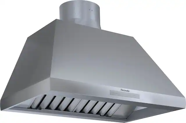 Front. Thermador - PROFESSIONAL SERIES 36" Externally Vented Range Hood - Stainless Steel.