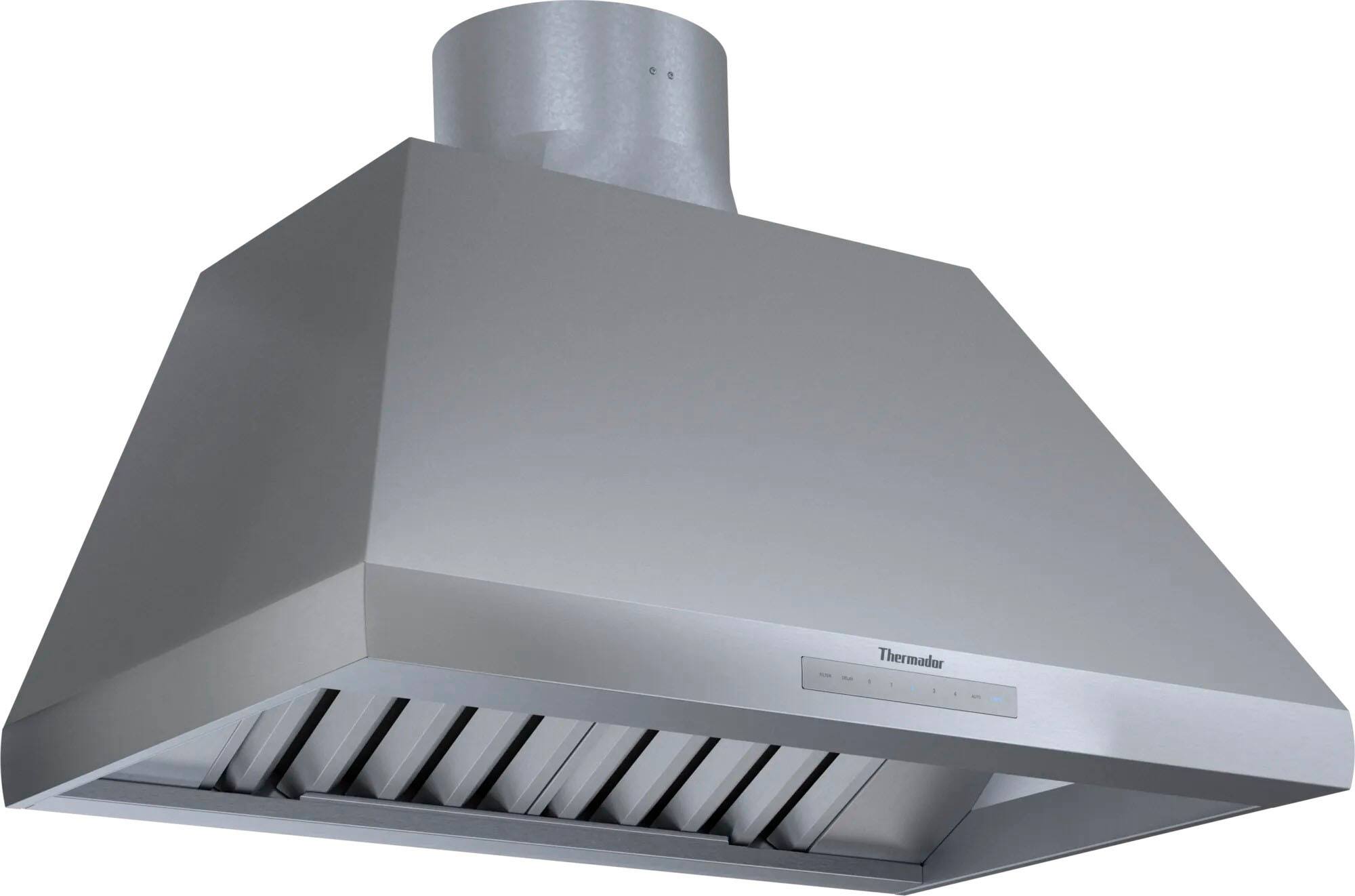 Thermador Professional - 36 inches - Externally Vented - Wall Range Hood - Stainless Steel