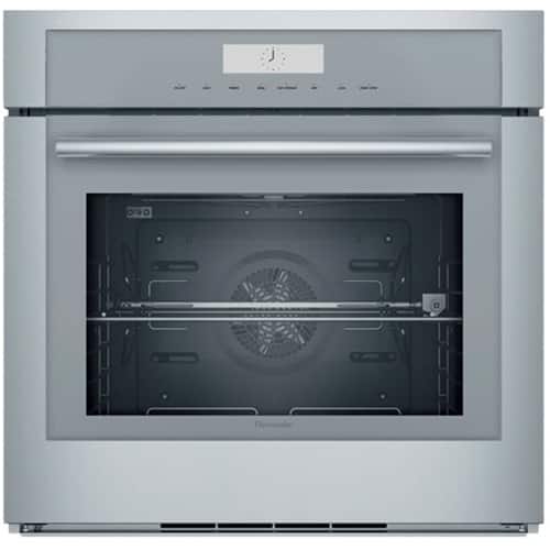 Front. Thermador - Masterpiece Series 30" Built-In Single Electric Convection Wall Oven with Wifi - Stainless Steel.