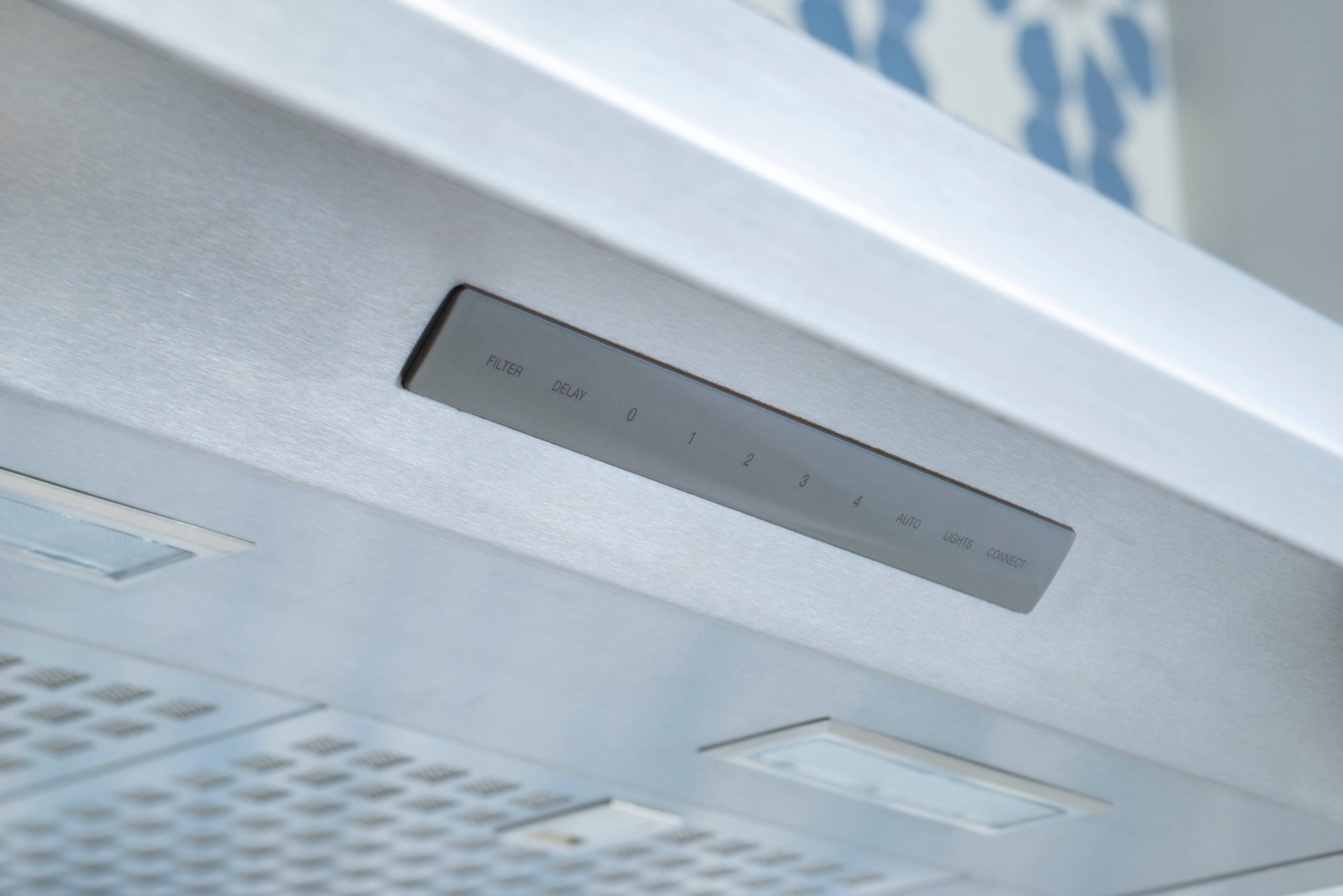 Alt View 14. Thermador - MASTERPIECE SERIES 30" Convertible Range Hood - Stainless steel.
